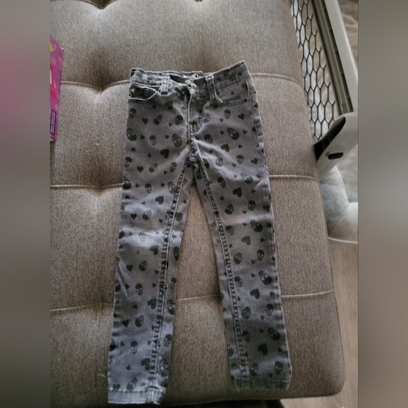 XOXO Charcoal Heart Jeans Size 4T - Picture 1 of 5